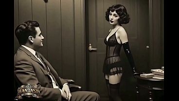 1920’s Flapper Girl Dancer Fantasy (Vintage, Strip Tease, Dancer, Blowjob, Anal Sex, Facial, Teasing) -AI Generated