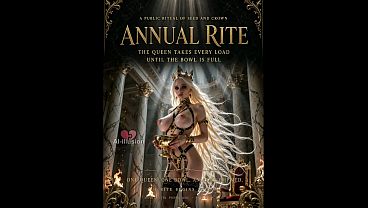 Annual Rite : The Queen Takes Every Load Until the Bowl Is Full (AI-generated)