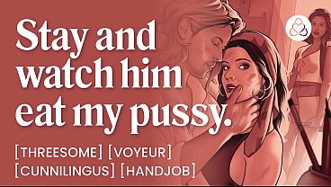 ASMR Audio Porn: Hot Teacher Gets Her Pussy Eaten After Class – FFM Threesome, Blowjob & Voyeur Sex – Erotic Audio Roleplay for Women