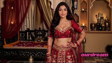 Curvy Indian Bride In Red Lehenga Fucked On Her Wedding Night Creampie (ai-generated)