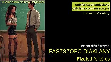 Faszszopó diáklány – magyar audio