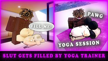 PAWG Babe Gets FILLED By Yoga Instructor (ROBLOX)