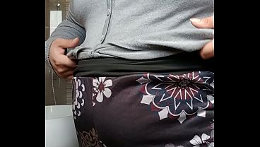 Punishing fat belly and saggy tits