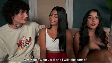 Stepson convinces his girlfriend and his stepmother to have a threesome – Lina Henao, Jordy Fabian & Veronica Montiel