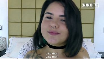 Slim Tattooed Latina Flirts with Her Perfect Tits and Gets Them Pounded Raw