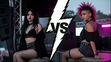Who would you rather take home, a goth or a punk girl? – AI Interactive Video